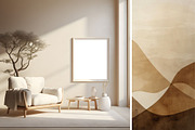 Minimalist Interior Frame Mockup 2, a Household Mockup by ARTOZEN DIGITAL (Thumbnail 4 of 9)