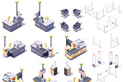 Vector isometric grocery equipment, a Food Illustration by tele52 (Thumbnail 6 of 11)