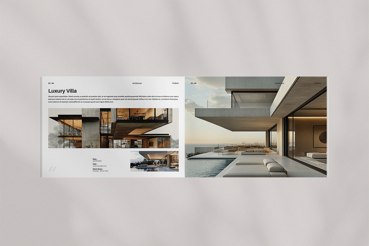 Architecture Portfolio Landscape, a Brochure Template by TemplateFolio-Shop (Photo 8 of 18)