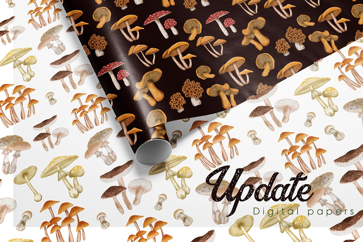 Poisonous mushrooms clipart, an Education Illustration by Yelloo Fish (Photo 7 of 10)