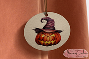 Jack-o-Lantern Collection Clipart, a Seasonal Illustration by Watercolor Digital (Thumbnail 7 of 7)