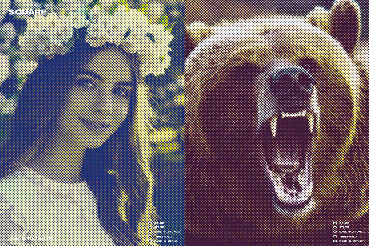 Misprint Halftone Texture, an Action Add-On by DaldSgh (Photo 8 of 14)