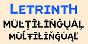 Letrinth, a Handwritten Font by Ingrimayne Type (Thumbnail 5 of 5)