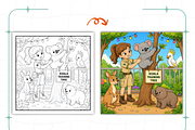 Cozy Zoo Life Bold Easy Coloring, an Animal Illustration by Coco Bloom (Thumbnail 6 of 8)