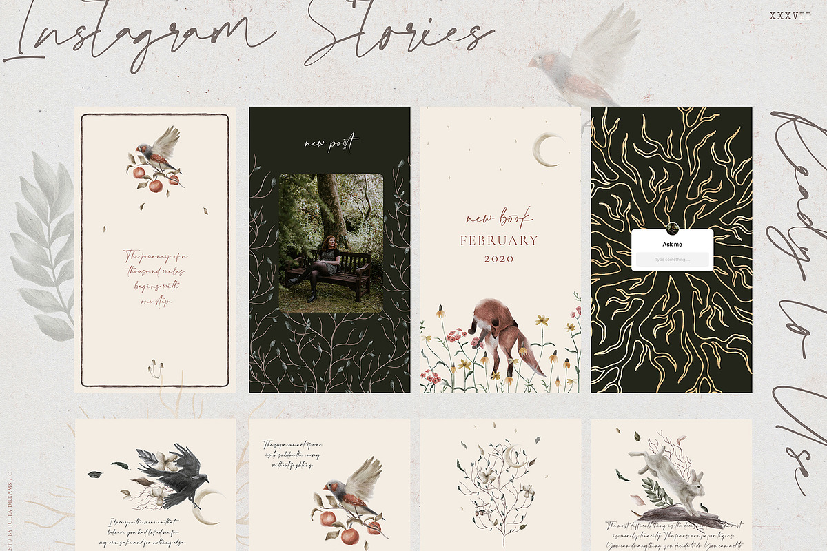 Stranger Forest Collection, an Animal Illustration by Julia Dreams (Photo 6 of 12)