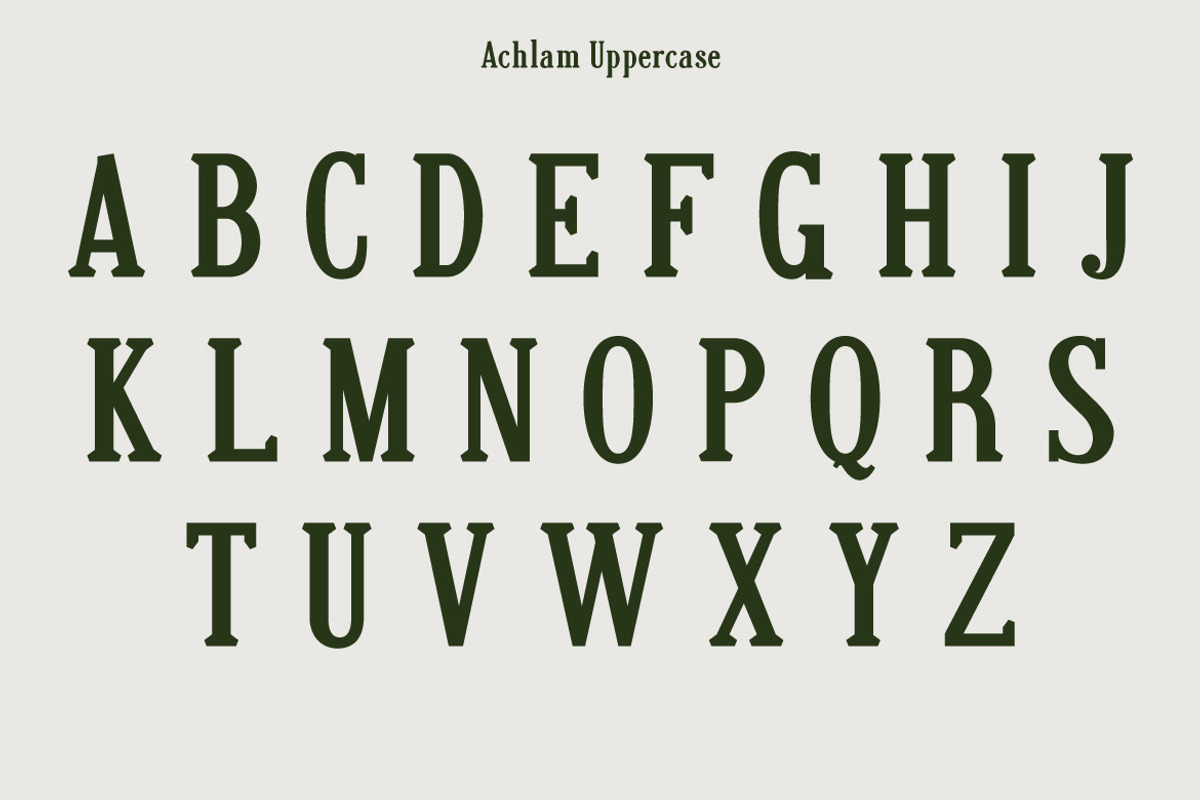 Achlam, a Serif Font by Nian Keun Studio (Photo 4 of 16)