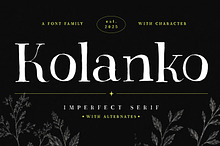 Kolanko | Imperfect Vintage Serif