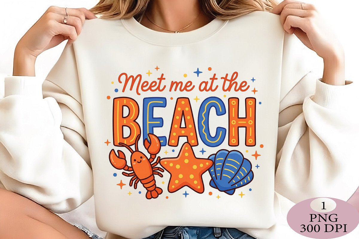 Meet Me At The Beach PNG, an Illustration by Daily.Designs (Photo 4 of 5)