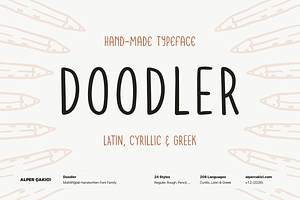 Doodler Playful Handwritten Typeface