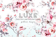 LUXE, Hand painted watercolors!, a Pattern Graphic by Pink Linen (Thumbnail 1 of 10)