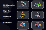 3D isometric online shop, a 3D by novia99design (Thumbnail 5 of 6)