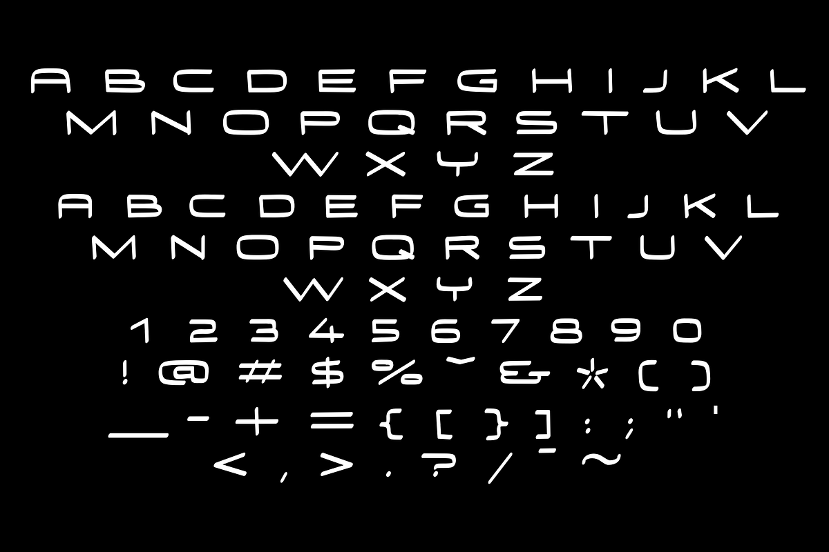 Bexo Font preview 5