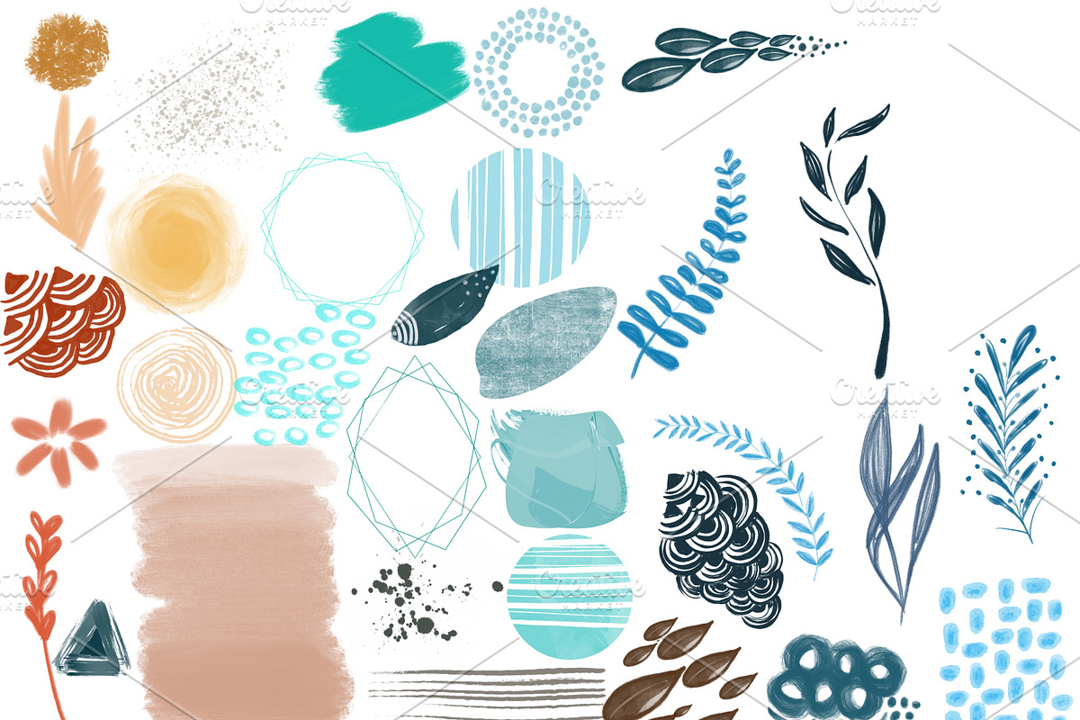 Procreate Stamps - Boho, a Brush Add-On by Li Zamperini (Photo 5 of 13)