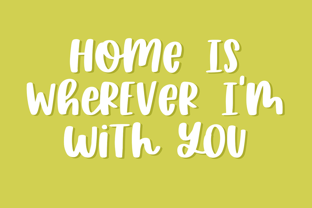 Chubby Cheeks, Sans Serif Font, a Sans Serif Font by Jordyn Alison Designs (Photo 6 of 12)