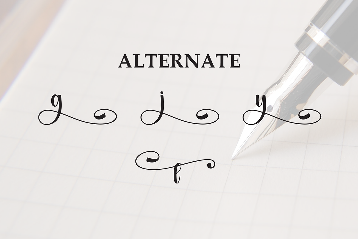 Signature | Script Font, a Handwritten Font by Scratchones (Photo 8 of 9)
