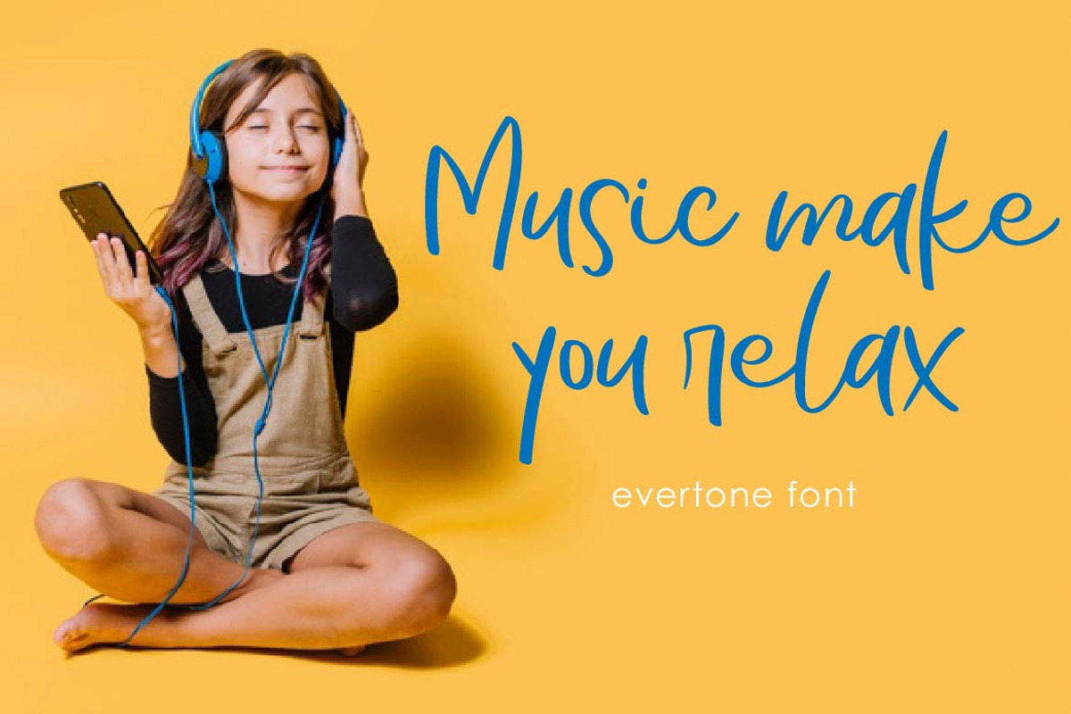 Evertone, a Script Font by AMINMARIO (Photo 7 of 10)