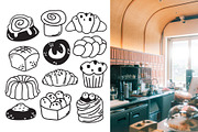 Coffee & Bakery Vector Clipart, a Food Illustration by Luamor (Thumbnail 8 of 13)