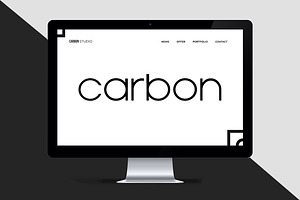 CARBON - Stylish Display Typeface