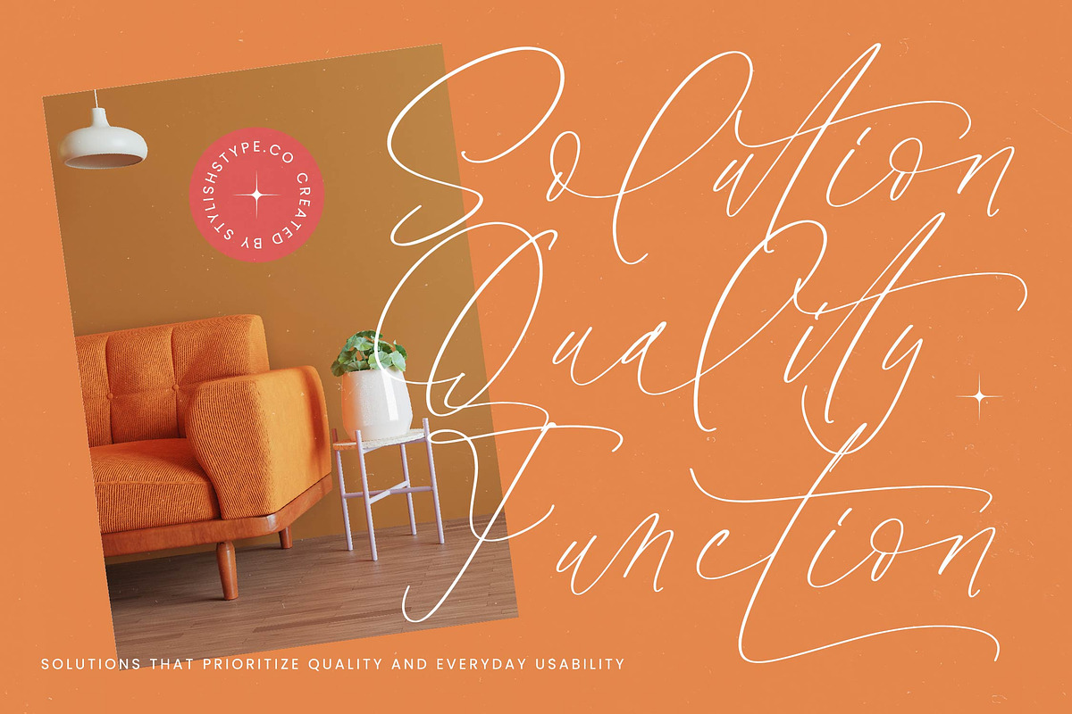 Halista Rihana Stylish Beauty Script, a Script Font by stylishtype.co (Photo 14 of 20)