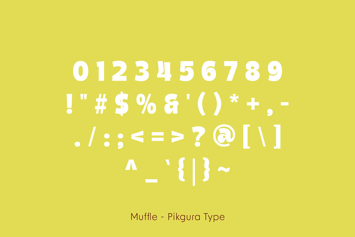 PGR Muffle - Inktrap Font, a Sans Serif Font by Pikgura (Photo 3 of 8)