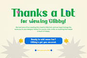 Glibby - A Playful Display, a Sans Serif Font by Brand_Hero (Thumbnail 10 of 10)