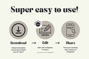 Monochrome Instagram Story Templates, a Social Media Template by Hell Yeah Designs (Thumbnail 5 of 10)