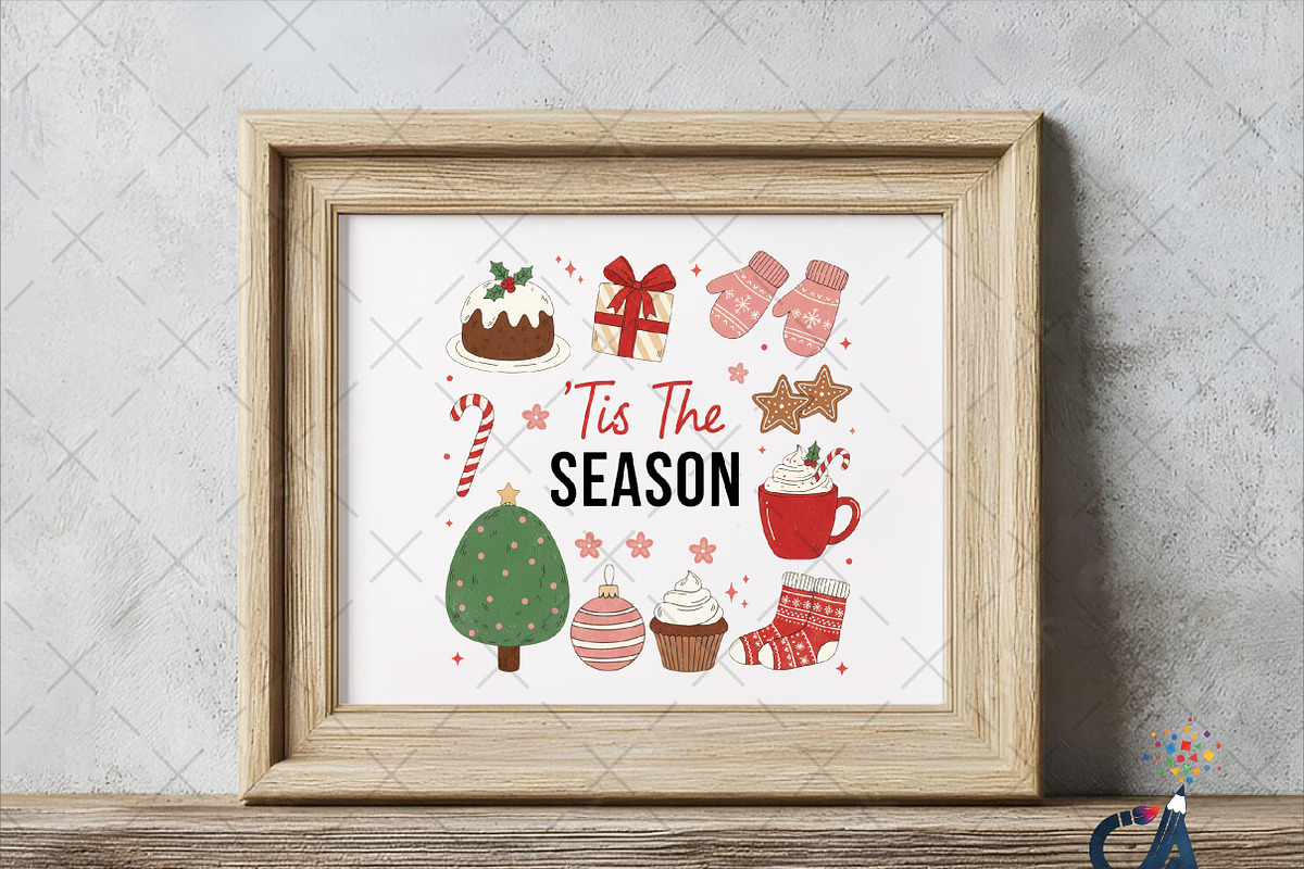 Tis The Season, Christmas Season Png, an Illustration by Creative Art (Photo 5 of 6)