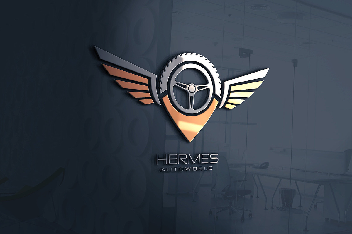 Hermes Logo, a Branding & Logo Template by Midgardians (Photo 1 of 4)