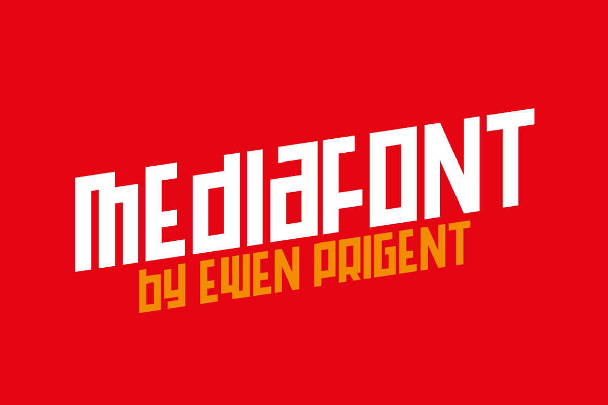 Mediafont, a Sans Serif Font by La Boite Graphique (Photo 1 of 6)