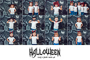 Halloween Kids T-Shirt Mock-Up, a Shirt Mockup by Freeman Studio (Thumbnail 5 of 19)