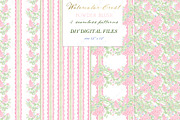 Powder Blush Pink Watercolor Crest, a Graphic by LABFcreations (Thumbnail 4 of 4)