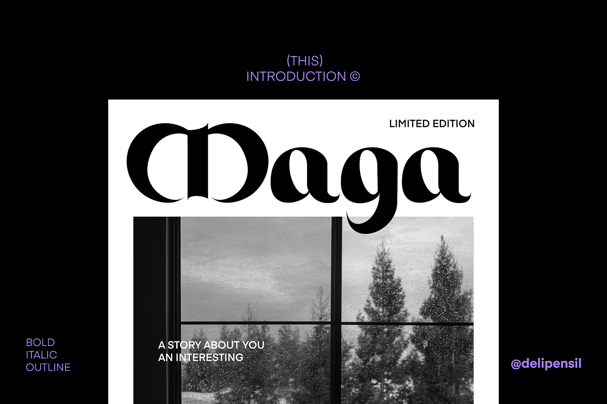 AUORA Vintage Modern Typeface, a Serif Font by delipensil (Photo 4 of 8)