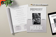 Funeral Program 26 Minimal Grey, a Brochure Template by SeraphimChris (Thumbnail 5 of 8)