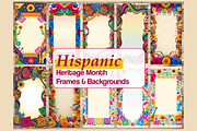 30 Papel Picado Floral Borders, a Background Graphic by SPEED APEX (Thumbnail 2 of 3)