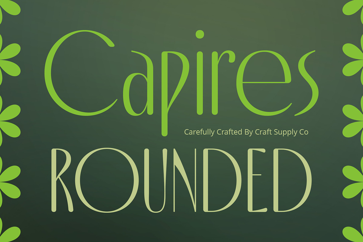 Capires Rounded, a Sans Serif Font by Craft Supply Co. (Photo 1 of 8)