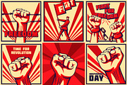 Fight For Rights Set Vector+PSD, a Person Illustration by Tashal (Thumbnail 2 of 3)
