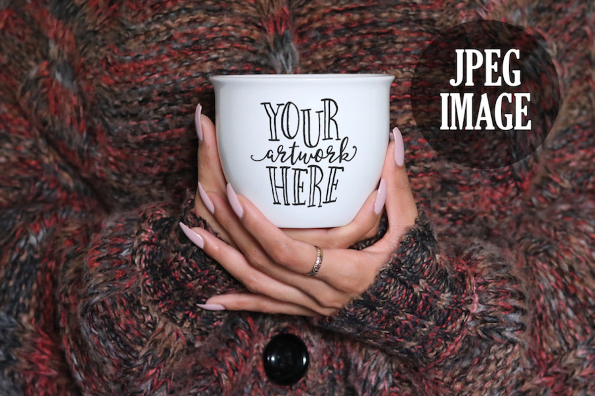 CHERRY NOIR Feminine Mug Mockup, a Product Mockup by Cherry Noir Design (Photo 1 of 4)