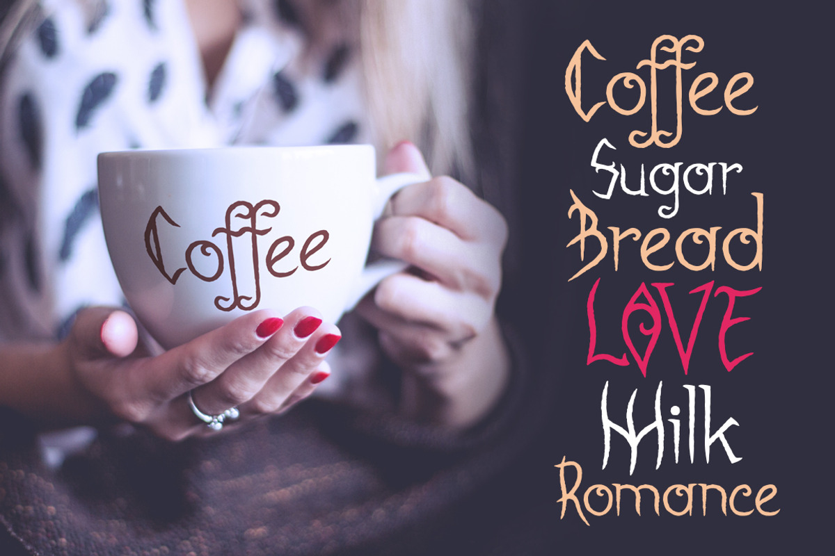 Gabrielle Bloodkador Font preview 5