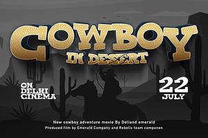 Western Cowboy - Gaming Font