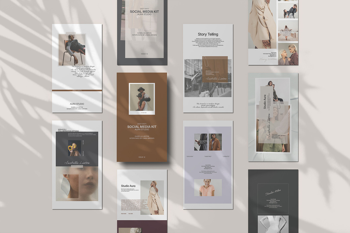 Social Media Kit Template, a Social Media Template by Creatiya Type (Photo 2 of 6)