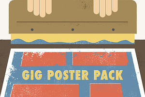 Gig Poster Pack (+2 Bonus Halftones)