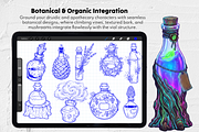 Potion & Poison Bottles Stamps, a Brush Add-On by Selentaori Studio (Thumbnail 9 of 12)