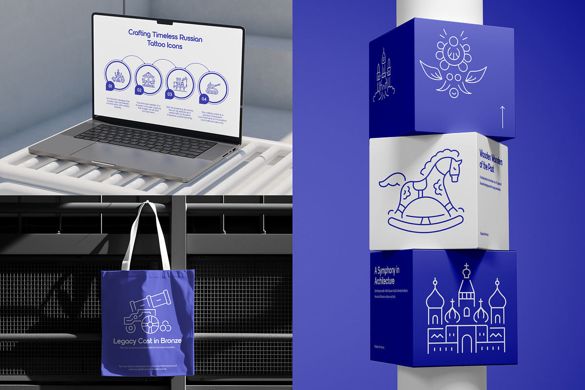 Russian Outline Icons Set, an Outline Icon by Prosymbols (Photo 3 of 8)