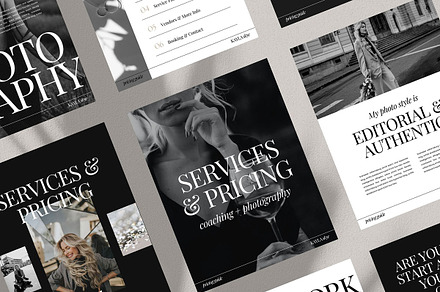 Services Pricing Guide Luxury, a Magazine Template by Superhero Design Co.