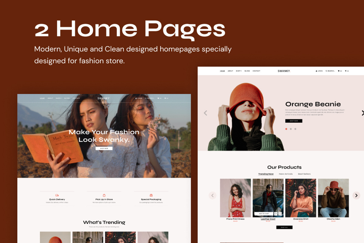 Swanky Fashion Store Figma Template, a Websites & App Template by TemplatesJungle (Photo 3 of 23)