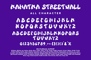 MahatmaStreetwall - Graffiti Font, a Script Font by AQR Studio (Thumbnail 8 of 9)