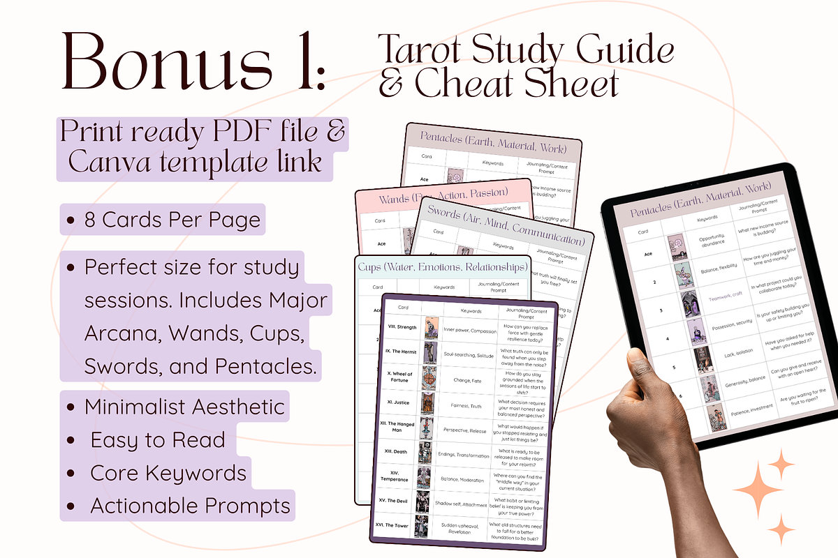Tarot Reader Social Media Kit BUNDLE, a Social Media Template by Mochi Atelier (Photo 8 of 12)