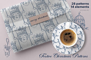 Festive Christmas patterns, a Decorative Illustration by LanaDzi (Thumbnail 3 of 25)