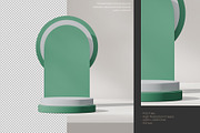 5 Podium with Transparent Background, a Background Graphic by faustudio (Thumbnail 3 of 7)