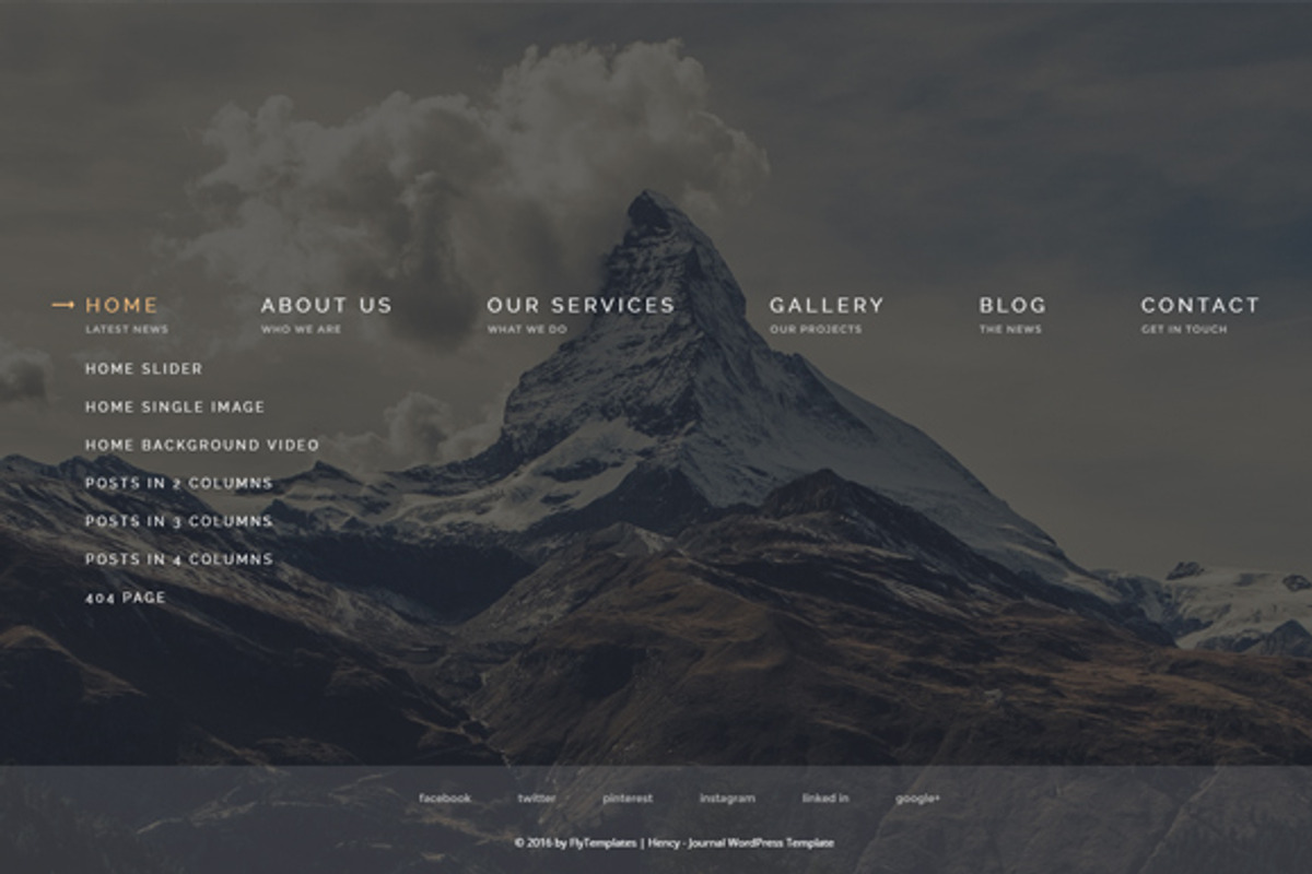 Hency - Portfolio HTML Template, a Websites & App Template by FlyTemplates.com (Photo 6 of 8)